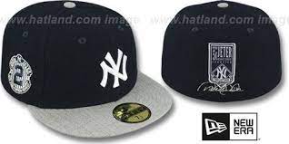 Yankees Jeter 5x World Series Champ Signature Navy Grey Hat By Ne Hats Yankees New York Yankee Hat