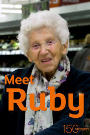 Meet Ruby our 103 year old customer