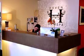 Do you also manage a reception desk? Haven Hair Salon Reception Desk New York By Surface Scapes Cast Concrete Houzz Uk