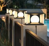Amazon.com: TCHAUSGZUS LED Solar Post Lights, Outdoor Villa ...