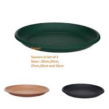 Large, extra large garden pots in stock. Pack Of 2 Plastic Plant Pot Saucer Round Base Water Tray 20cm 24cm 27cm 29cm Ebay