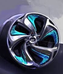 Hyundai I Flow Concept Wheel Design Sketch Motorcycle Design Rims For Cars Car Wheels