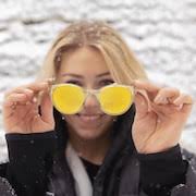 Occhiali da sole Mikaela Shiffrin Signature Series Spindrift Prizm 24K  Polarized Gold Glass Effect