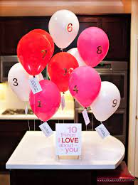 Though it is the day of love, prepping for valentine's day can get pretty stressful. 10 Things I Love About You Valentine S Day Surprise Valentines Balloons Valentines Surprise Valentine S Day Diy