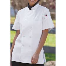 uncommon threads uncommon threads tahoe womens 65 poly 35 cotton short sleeve chef coat all seasons uniforms