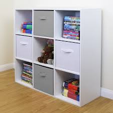 Popular in white wall shelves. 9 Cube Kids Grey White Toy Games Storage Unit Girls Boys Bedroom Shelves Boxes 5051990730588 Ebay