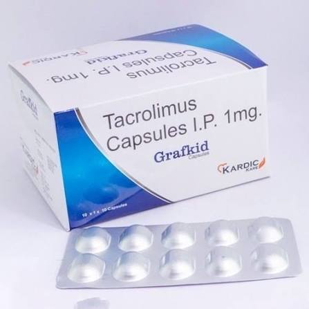 Tacrolimus - 1 Mg Oral Capsule, Immunosuppressant For Organ Transplant Rejection Prevention, Requires Dry Storage at 524.00 INR at Best Price in Mumbai | Health And Wellness Medical