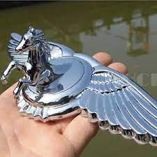 Horse Car Logo Wing Front Cover Metal Hood Ornament Bonnet Emblems Hood Ornaments Car Hood Ornaments Car Ornaments