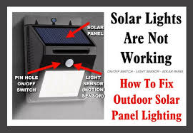 How to fix led light remote battery. Solar Lights Are Not Working How To Fix Outdoor Solar Panel Lighting