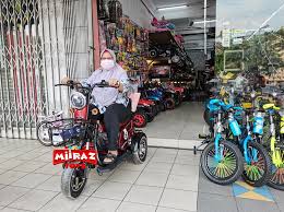 Kereta basikal tiga roda, dengan pannier, platform kargo, 16 kelajuan, dan kanopi. Miiraz Toys Hq Done Basikal Elektrik Roda Tiga Facebook