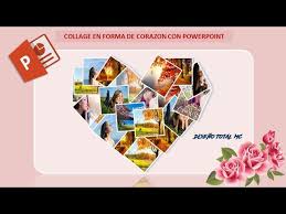 Increíble collage para fotos formando un corazón. Collage En Forma De Corazon Powerpoint Youtube