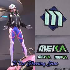 Hana Song Ver 1 D Va Shooting Star Complete Cosplay Set Etsy Shooting Stars Hana Overwatch