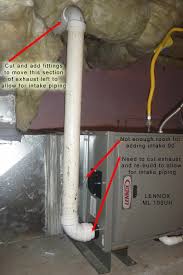 As the name implies, fresh air intake is a path to let fresh air from outside to enter your home. Add Combustion Air Intake To Gas Furnace Terry Love Plumbing Advice Remodel Diy Professional Forum