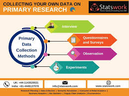 Collecting Your Own Data Primary Research Data Collection Services Stastwork In 2020 Data Collection Data Science Survey Data