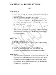 Maybe you would like to learn more about one of these? Soal Soal Seminar Pengauditan Materi Resiko Audit Jawabanku Id