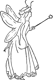 Beautiful women posing in costumes and crowns. Clip Art Cartoon Fairy Outline Clipart Clipart Kid Clipartix
