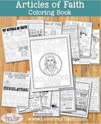 We believe in the literal gathering of israel and in the restoration of the ten tribes; Article Of Faith Coloring Pages