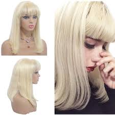 Black and blonde black hair blonde streak black and silver hair white ombre hair blonde streaks hair color blue grunge hair. Amazon Com 613 Blonde Bob Lace Front Wig With Bangs Blonde Short Straight Bob Human Hair Wigs For Black Women 180 Density 13x4 Frontal Bob Wig 14 Inch Beauty