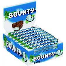 Bounty Pack De Barres Chocolatees De Noix De Coco 24x 57 G Noix De Coco Barres Chocolatees Coco Blanc