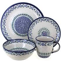 Free shipping on orders > $75. Blue Rose Polish Pottery Petite Bouquet 16 Piece Dinnerware Set Target