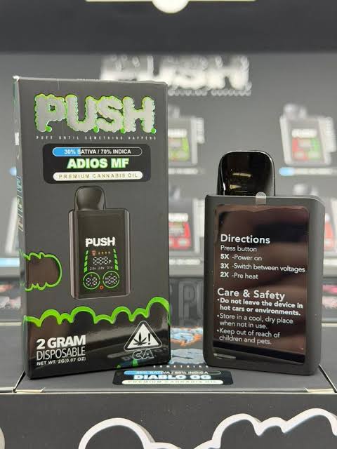 Push 2G Disposable With Screen - One Stop Shop