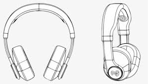 Symbols and buttons of live streaming, broadcasting. Drawing Headphones Clip Art Transparent Library Headphones Coloring Page Hd Png Download Transparent Png Image Pngitem