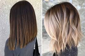 Here, celebrity hair pros reveal the changes that will completely transform your look in an instant. 7 Hairstyles That Make You Look Younger And Slimmer Makeup4all Baliage Hair Youthful Hair Brown Ombre Hair Color