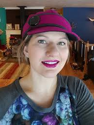 My two newest hats. I'm obsessed with the purple one.