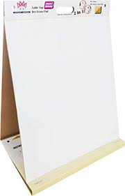 4a super sticky table top dry erase pad 2 in 1 meeting pad