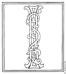 Clipart Initial Letter I From Late 15th Century Printed Book Letter I Drawing Letters Lettering Alphabet