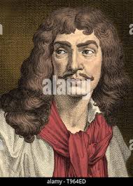 Molière. Portrait of Jean-Baptiste Poquelin (1622-1673) by Nicolas Mignard,  oil