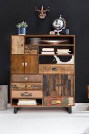 wohnling patna schrank wl5 092 aus massivholz wohnzimmer dekoration schlafzimmer regal kommode p wohnzimmerschranke rustikaler einrichtungsstil highboard