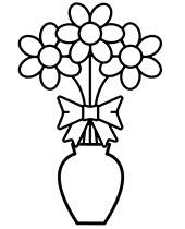 Kids can use all their pens to color in different colors petals, the results are always very cool ! Flowers Coloring Pages Sheets Topcoloringpages Net