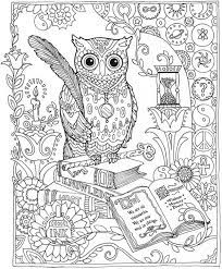 Giant zhou chang a magical creature from the world of harry potter. Freebie Owl Coloring Page Stamping