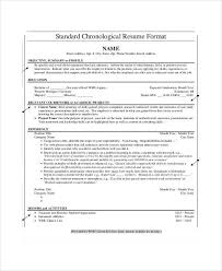 A reverse chronological resume format holds a lot of significance as it is often adjudged to be the standard norm for all industries. Chronological Resume Template Download Word Free Document Reverse Hudsonradc