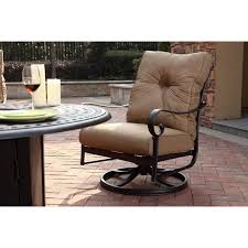 Carlitos Rocker Swivel Patio Chair With Cushions Patio Chairs Cast Aluminum Patio Furniture Aluminum Patio Furniture