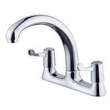 Decorate your kitchen with contemporary kitchen mixer taps from hapilife. Galleny Chrome Effect Kitchen Deck Tap Diy At B Q