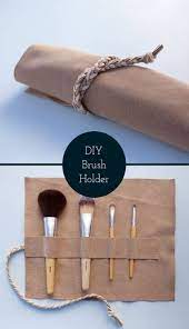 60 New Ideas For Makeup Diy Bag With Brush Holder Diy Makeup Bag Diy Makeup Bag No Sew Makeup Brush Roll