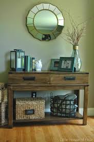 West Elm Inspired Homegoods Table Makeover Home Decor Sofa Table Decor Home