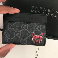 Check out our gucci card holder selection for the very best in unique or custom, handmade pieces from our wallets shops. Gucci Card Holder Wolf Off 76 Www Amarkotarim Com Tr