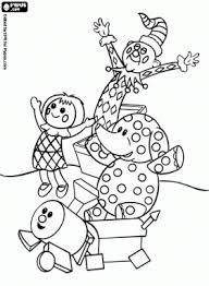 This coloring page is based on our santa's workshop train applique. Some Misfit Toys Charlie In The Box The Spotted Elephant The Doll Dolly And The Train Wi Rudolph Coloring Pages Christmas Coloring Pages Free Coloring Pages