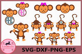 Download Free Monkey Svg Cut File