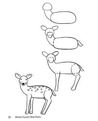 Pin By Elizabeth Osorio On Fawn Sketches Children Sketch Wild Animals Drawing Drawings