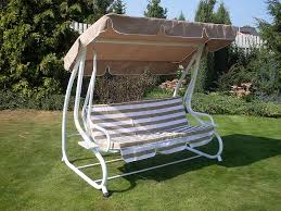 Wenn du nach hollywoodschaukel testberichten und. Hollywoodschaukel Aus Metall Bahamas Beige Weiss I Gartenmoebel De