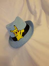 Pokemon Fedora Hat For Children Panama Hat For Kids Summer Etsy Quirky Gifts News Boy Hat Pokemon Hat