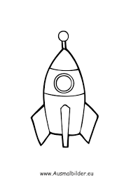 Ausmalbild Rakete Kostenlos Ausdrucken