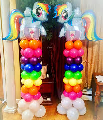 My Little Pony Balloon Columns Pony Birthday Party My Little Pony Birthday Party My Little Pony Birthday
