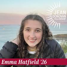Introducing Jean Donovan Fellow, Emma Hatfield! She is majoring in  Neuroscience and will be working with IRC in Boise, Idaho this summer!  @emmahatfieldd