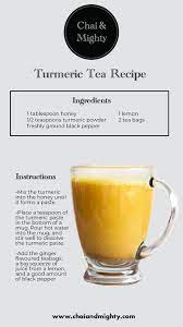 Turmeric Tea Recipe Turmeric Tea Recipe Tea Drink Recipes Turmeric Tea