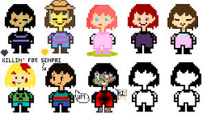 Biggest undertale emoticon list on the net! Pixilart Draw Your Own Undertale Character By Thecreator